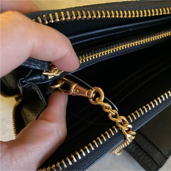 TORY BURCH black leather ID wallet - Picture 5 of 7